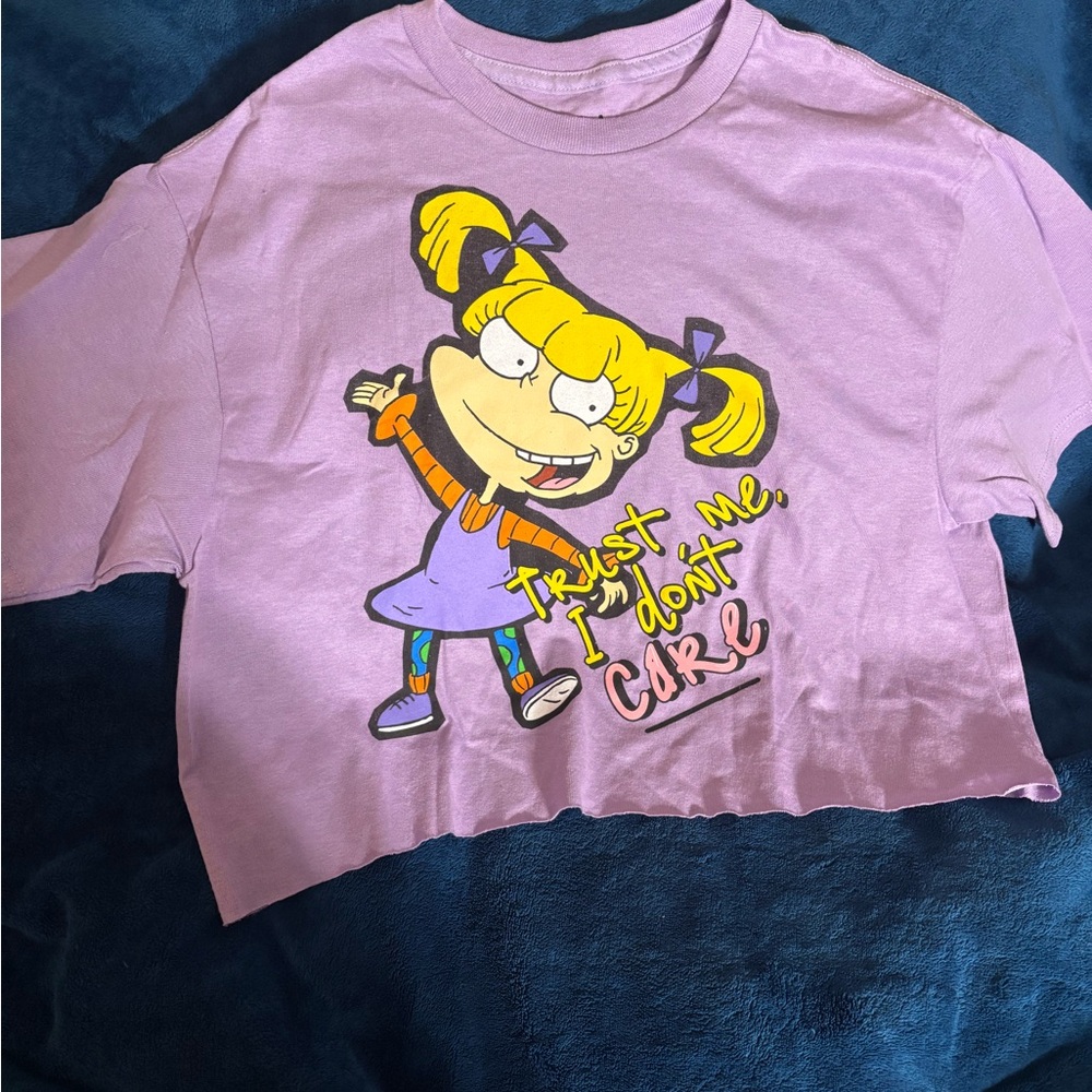 Nickelodeon Angelica Lavender Crop Top